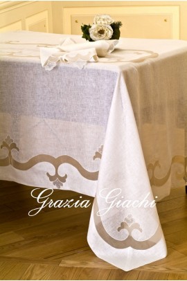 Venezia Tablecloth Luxury Linen