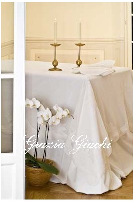 Medici Tablecloth Luxury Linen