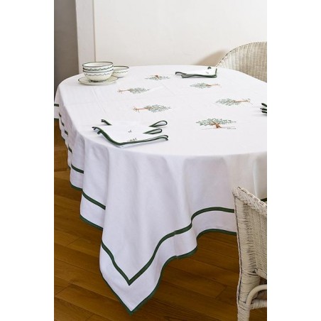 Olive Tree Chianti Tablecloth Luxury linen