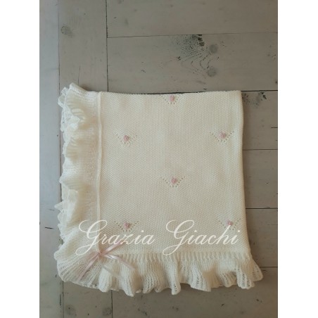 Angelina Luxury Baby Blanket Wool