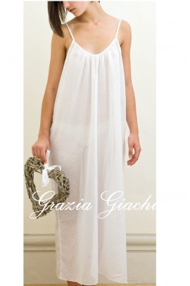 Allegra Elegance Nightgown cotton plumettis