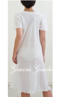 Grace Nightgown Cotton Plumetis